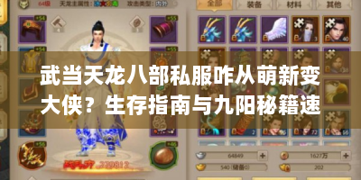 武当天龙八部私服咋从萌新变大侠？生存指南与九阳秘籍速看！