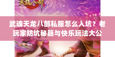 武魂天龙八部私服怎么入坑？老玩家防坑秘籍与快乐玩法大公开