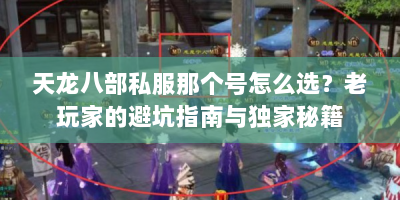 天龙八部私服那个号怎么选？老玩家的避坑指南与独家秘籍