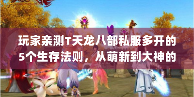 玩家亲测T天龙八部私服多开的5个生存法则，从萌新到大神的血泪指南