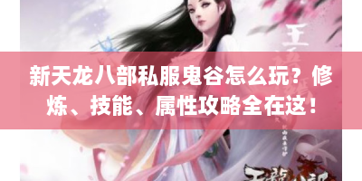 新天龙八部私服鬼谷怎么玩？修炼、技能、属性攻略全在这！