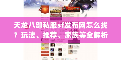 天龙八部私服sf发布网怎么找？玩法、推荐、家族等全解析