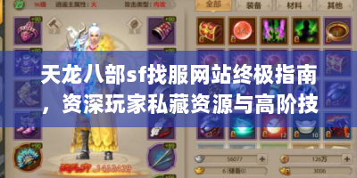 天龙八部sf找服网站终极指南，资深玩家私藏资源与高阶技巧全解析