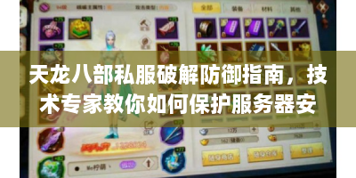 天龙八部私服破解防御指南，技术专家教你如何保护服务器安全