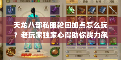 天龙八部私服轮回加点怎么玩？老玩家独家心得助你战力飙升