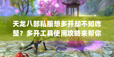 天龙八部私服想多开却不知咋整？多开工具使用攻略来帮你！