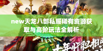 new天龙八部私服稀有资源获取与高阶玩法全解析