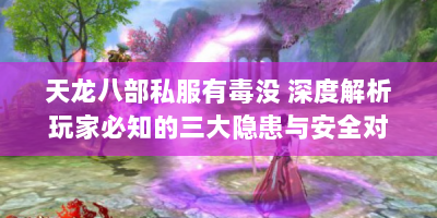 天龙八部私服有毒没 深度解析玩家必知的三大隐患与安全对策