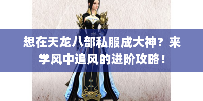 想在天龙八部私服成大神？来学风中追风的进阶攻略！
