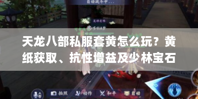 天龙八部私服套黄怎么玩？黄纸获取、抗性增益及少林宝石攻略