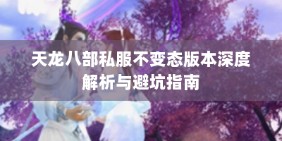天龙八部私服不变态版本深度解析与避坑指南