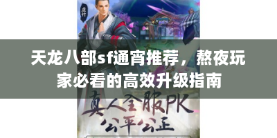 天龙八部sf通宵推荐，熬夜玩家必看的高效升级指南