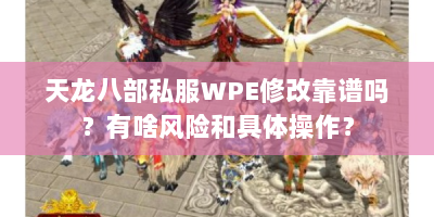 天龙八部私服WPE修改靠谱吗？有啥风险和具体操作？