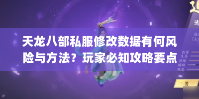 天龙八部私服修改数据有何风险与方法？玩家必知攻略要点