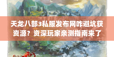 天龙八部3私服发布网咋避坑获资源？资深玩家亲测指南来了！