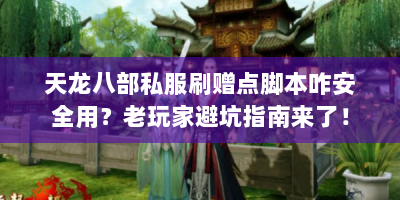 天龙八部私服刷赠点脚本咋安全用？老玩家避坑指南来了！