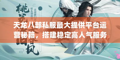 天龙八部私服最大提供平台运营秘籍，搭建稳定高人气服务器全解析