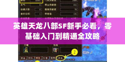 英雄天龙八部SF新手必看，零基础入门到精通全攻略