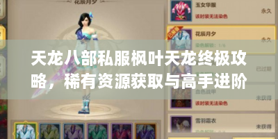 天龙八部私服枫叶天龙终极攻略，稀有资源获取与高手进阶技巧