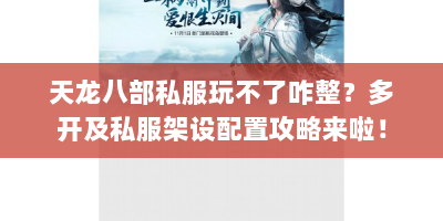 天龙八部私服玩不了咋整？多开及私服架设配置攻略来啦！