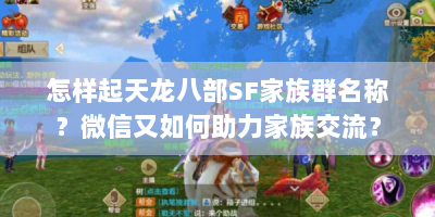 怎样起天龙八部SF家族群名称？微信又如何助力家族交流？