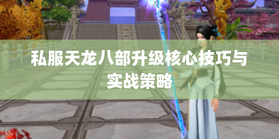 私服天龙八部升级核心技巧与实战策略