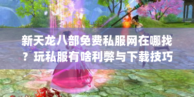 新天龙八部免费私服网在哪找？玩私服有啥利弊与下载技巧？