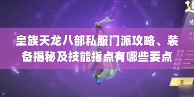 皇族天龙八部私服门派攻略、装备揭秘及技能指点有哪些要点？