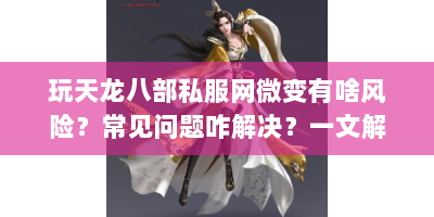 玩天龙八部私服网微变有啥风险？常见问题咋解决？一文解答