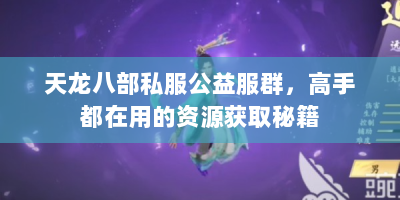 天龙八部私服公益服群，高手都在用的资源获取秘籍