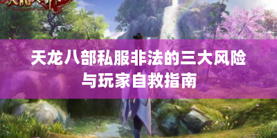 天龙八部私服非法的三大风险与玩家自救指南