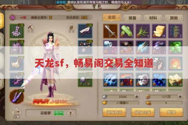 天龙sf,畅易阁交易全知道