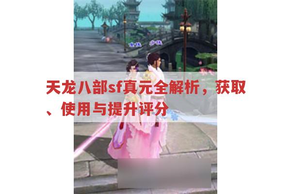 天龙八部sf真元全解析,获取、放置与提升