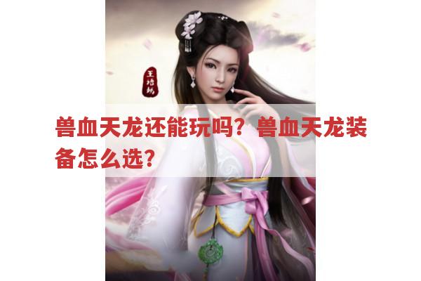 兽血天龙还能玩吗?兽血天龙装备怎么选?