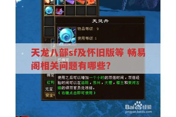 天龙八部私服与畅易阁,游戏体验有何不同?