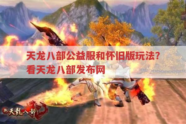 天龙八部私服发布网有哪些?天龙八部发布网有啥不同?