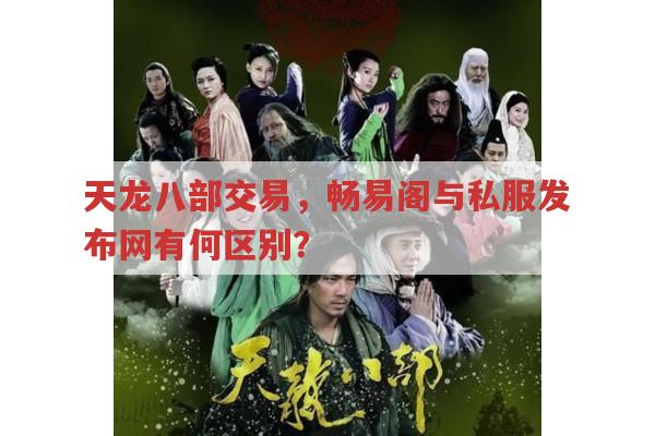 天龙八部怀旧版交易,畅易阁与天龙私服发布网有何区别?
