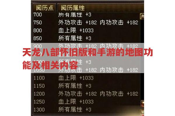 天龙八部公益服与sf的地图任务,和原版有何异同?