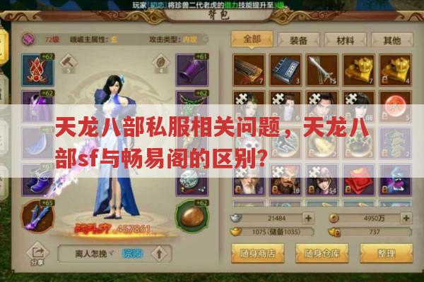 天龙八部私服相关发布网与游戏版本有哪些?
