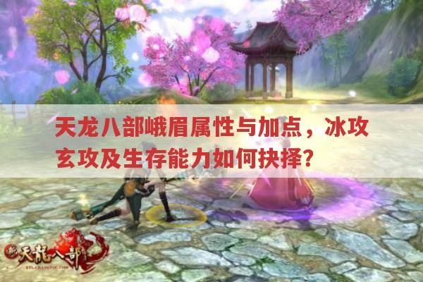 天龙八部峨眉属性选择与加点策略,你知道吗?