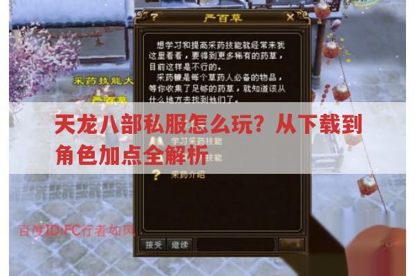天龙八部私服怎么玩?从下载到角色宝石打法全攻略