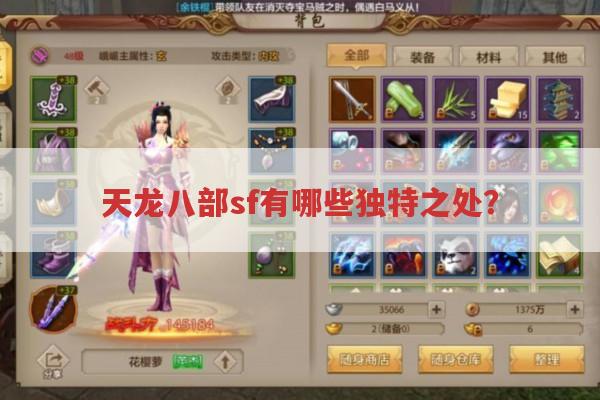 天龙八部sf有哪些?天龙八部公益服是什么?