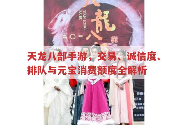 天龙八部手游,交易失败、诚信度、排队及元宝消费的那些事儿