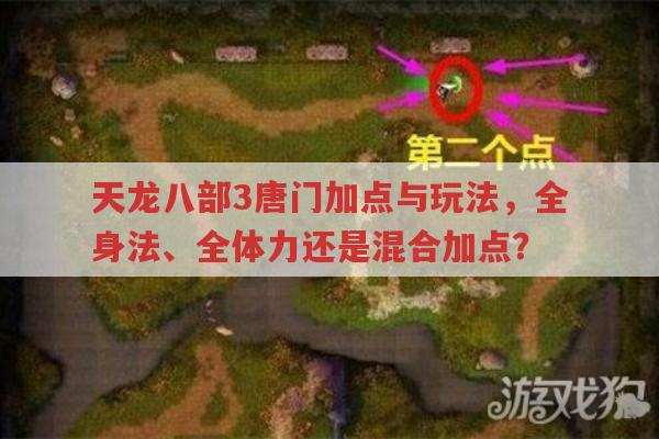 天龙八部3唐门,加点、玩法、宝石镶嵌与技能指点