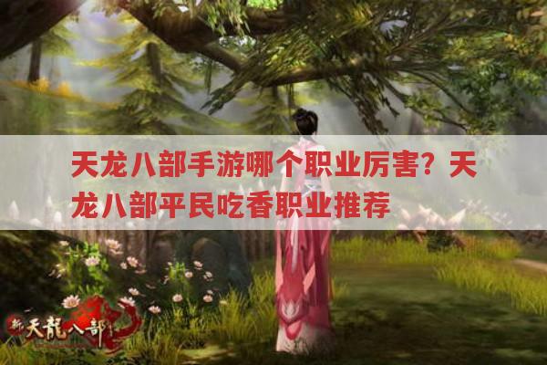 天龙八部手游哪个职业厉害?平民玩啥职业好?