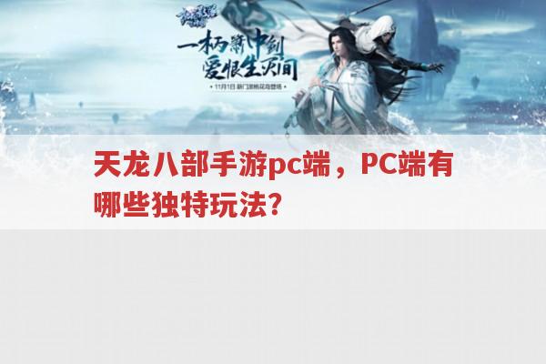 天龙八部手游pc端,PC端独特玩法有哪些?