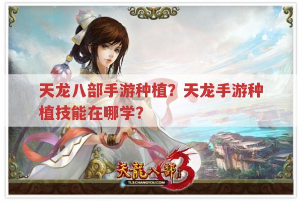 天龙八部手游种植?种植技能在哪学?